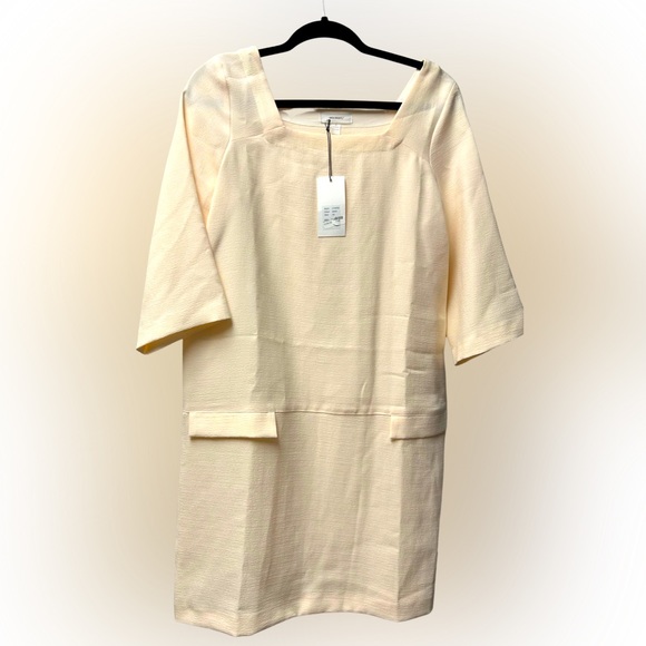 NWT Sita Murt Dress 42/US 8 Ecru Cream MSRP $238 - Picture 10 of 11